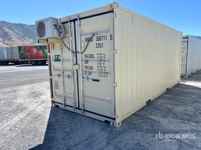 2025 20 ft x 8 ft Skid-Mounted Mobile Office (Unused)