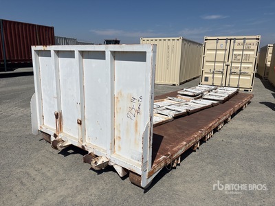 Roll Off Flatbed Plateau Ridelle pour Camion