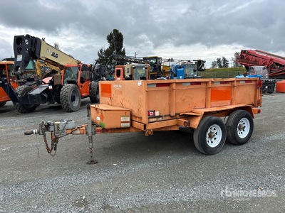 2016 10 ft T/A Dump Utility Trailer