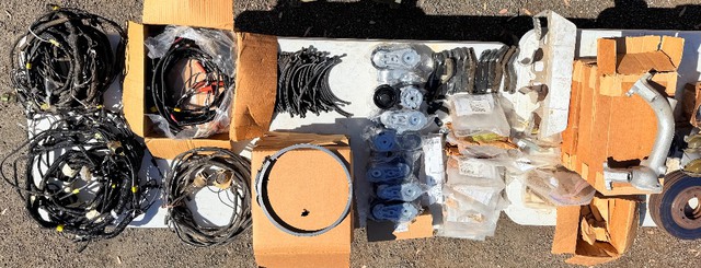 1- Lot Humvee Engine Build (Wiring Harness Tensioners and More)