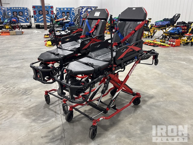 Quantity of (2) Ferno Power X1 Stretcher Ambulance Stretcher