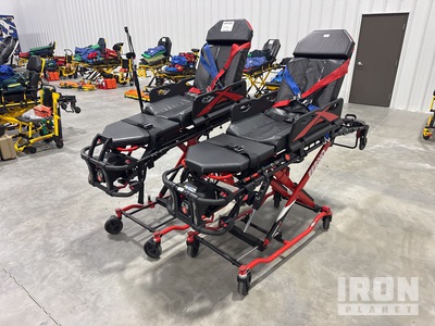 Quantity of (2) Ferno Power X1 Ambulance Stretcher