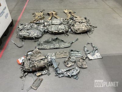 (7) Large Field Pack Sets, (2) Rifleman Sets & Assorted Items
