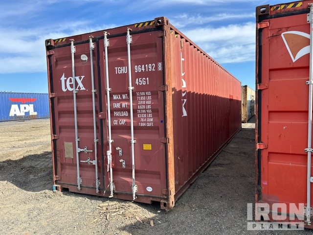 2010 40 ft High Cube Storage Container