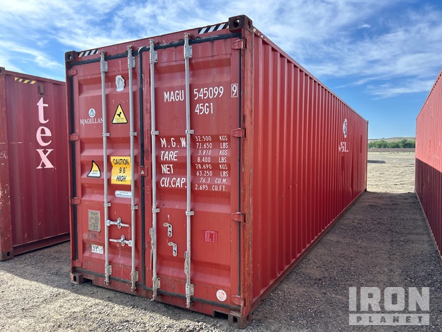 2014 40 ft High Cube Storage Container
