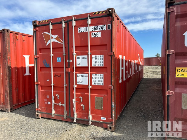 2008 40 ft High Cube Storage Container