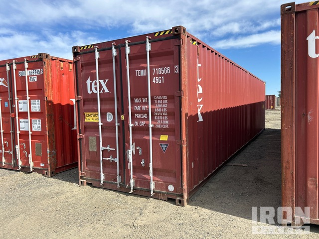 2013 40 ft High Cube Storage Container