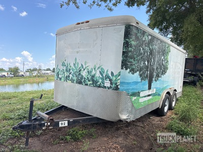 2014 Sun Coast 16 ft T/A Enclosed Trailer