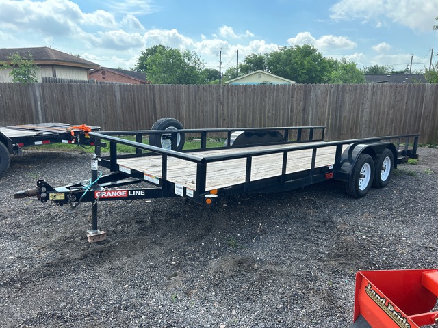 Orange Line TU70-20BK4AR2B 20 ft T/A Utility Trailer