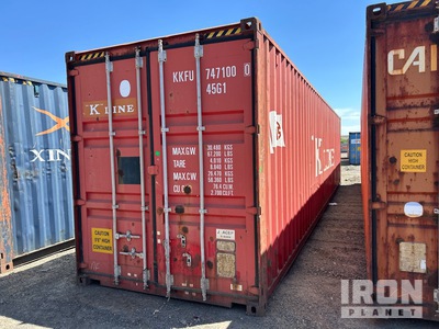 40 ft High Cube Contenedor de almacenamiento