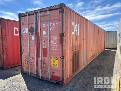 40 ft High Cube Contenedor de almacenamiento