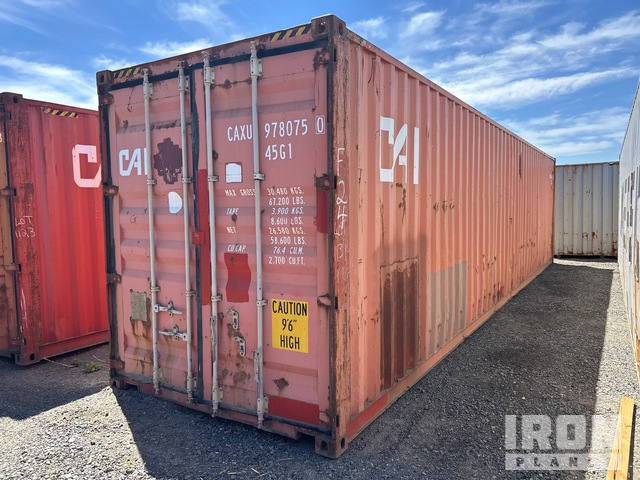 40 ft High Cube Storage Container