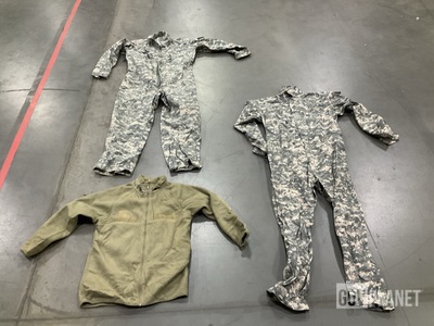 (24) Pairs of Mechanic's Coveralls, (3) Cold Weather Shirts & Assorted Items