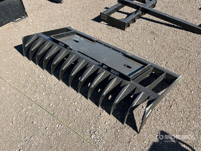 2025 Kit Containers QT-RR-70 70 in Skid Steer Root Rake (Unused)