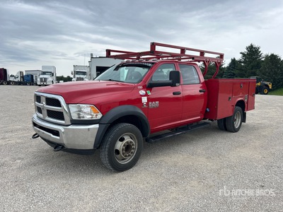 2017 Ram 5500 4x4 Crew Cab Utiliteits vrachtwagen