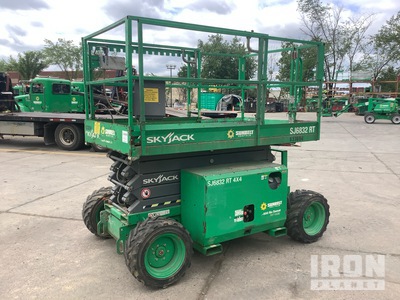 2016 Skyjack SJ6832 RT Diesel 4x4 Scissor Lift