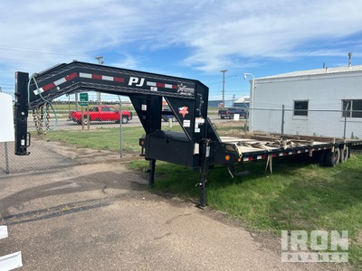 2022 PJ Trailers 3F412 32 ft T/A Gooseneck Przyczepa płaska