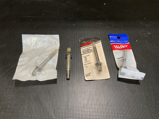 (134) Assorted Heaters and Soldering Iron Tips