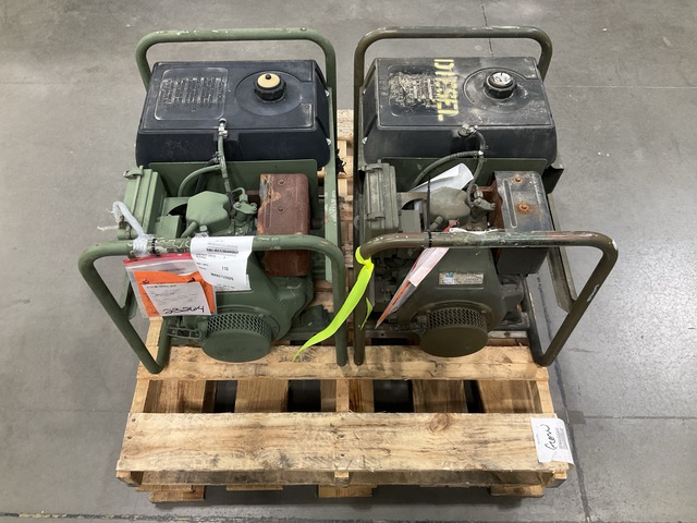 (2) Pow'R Gard 30D36R 3kW Diesel Generator Sets
