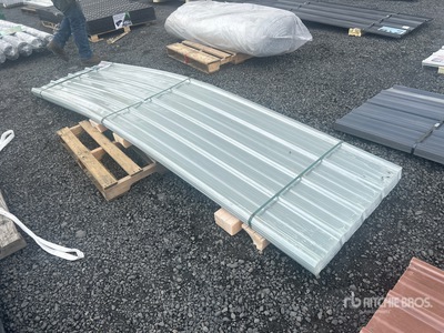 Quantity of (30) 12 ft x 3 ft Clear Polycarbonate Panel (Unused)
