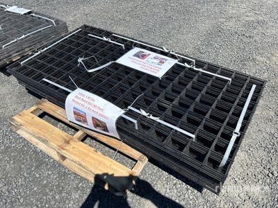 Quantity of (40) Black 36 in x 72 in, 4 in x 4 in Mesh Pattern (Unused)