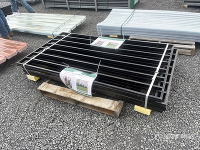 Galvanized Steel Black 5.9 ft x 3.3 ft Vallas (Unused)