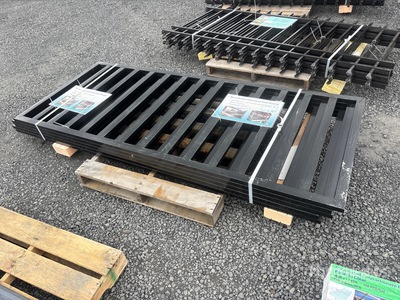 Black 7.9 ft x 3.3 ft Vallas (Unused)