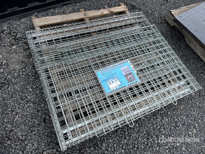 4 ft. 3.3 ft. 3 ft. 2200Lbs Collapsible Wire Mesh Container Varios, tienda, almacen, consumidor (Unused)