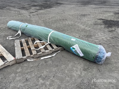 Super 13.2 ft x 49.2 ft Artificial Grass Turf Drainage Holes With Rubber Backing (Unused)