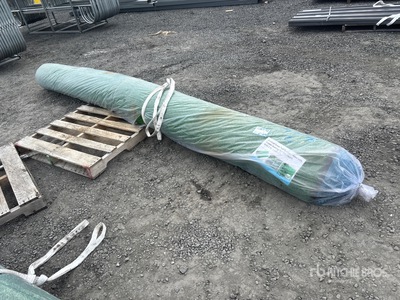 13.2 ft x 49.2 ft Artificial Grass Turf Drainage Holes w/ Rubber Backing (Unused)