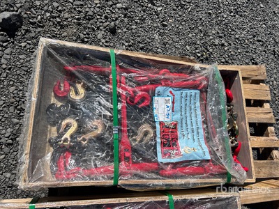 Heavy-Duty Ratchet Load Binders & Chains (Unused)