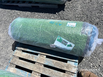 Artificial Grass Turf Drainage Holes with Rubber Backing 3.3 ft x 49.2 ft (Unused)