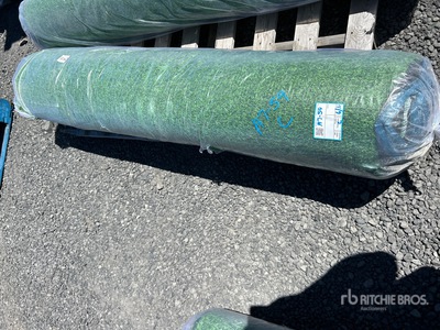 Artificial Grass Turf Drainage Holes with Rubber Backing 6.6 ft x 49.2 ft (Unused)