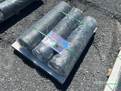 Quantity of (3) Woven Landscape Fabric 13 ft L x 300 ft Rolls/Bundle (Unused)