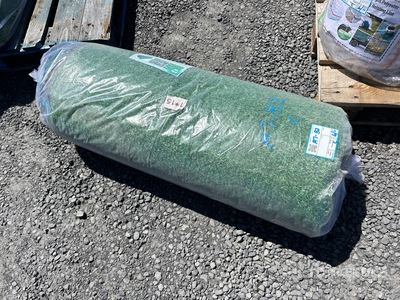 Artificial Grass Turf Drainage Holes with Rubber Backing 3.3 ft x 49.2 ft (Unused)