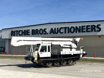 2001 Bombardier GT-3000 Rotating Transportador de Cadenas Plataforma Elevadora w/ Altec A72-T