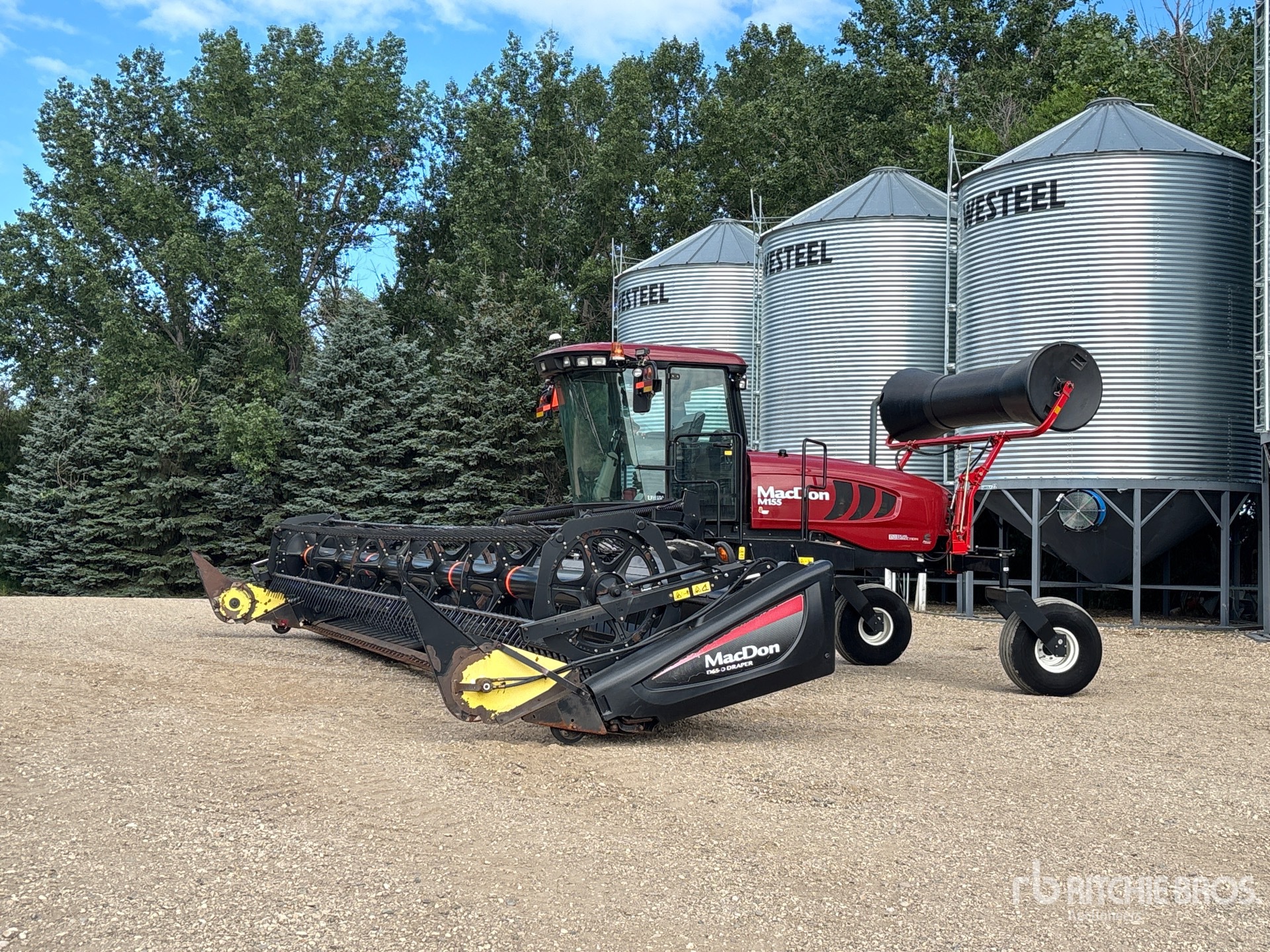 2013 MacDon M155 35 ft Swather Windrower