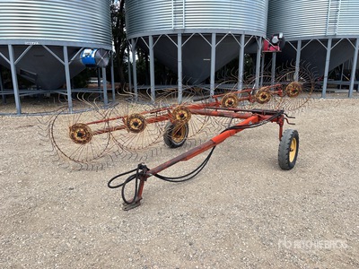 Massey Ferguson 6 Wheel Rastrillo de pastos