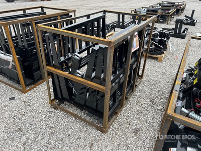 Quantity of (5) Mower King SA-100 48 in スキッドステア用フォーク