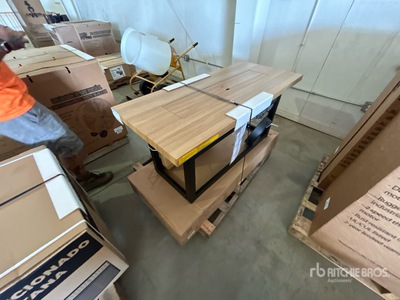 Quantity of (2) 55 in Adjustable Height Propane Fire Pit Table