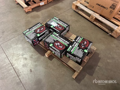 Quantity of (4) 1 Gauge 25 ft Heavy Duty Booster Cable