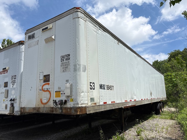 1998 Wabash 53 ft T/A Van Trailer