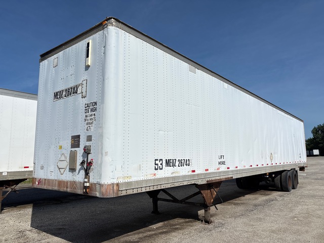 1999 Hyundai 53 ft T/A Van Trailer