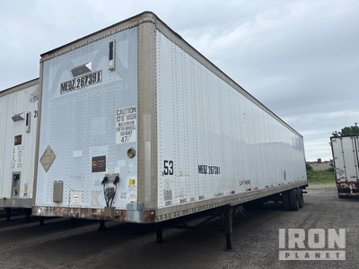 1998 Wabash 53 ft T/A Remolque de furgoneta