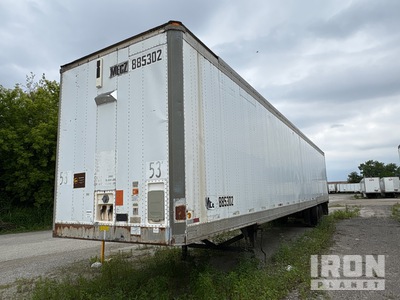 1998 Great Dane 7311TJW 53 ft T/A Przyczepa furgon