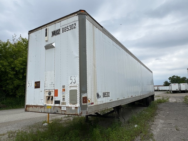 1998 Great Dane 7311TJW 53 ft T/A Van Trailer