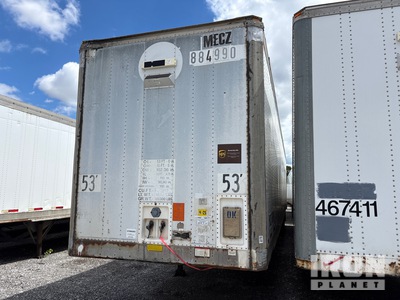 1998 Great Dane 7311TJM 53 ft T/A Gesloten aanhangwagen