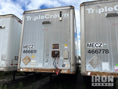 1999 Wabash 53 ft T/A Gesloten aanhangwagen