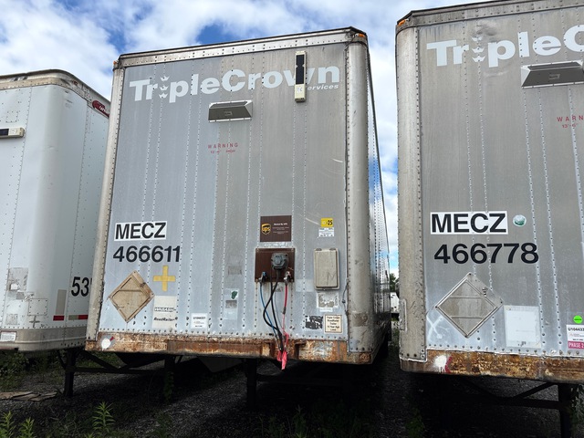 1999 Wabash 53 ft T/A Van Trailer