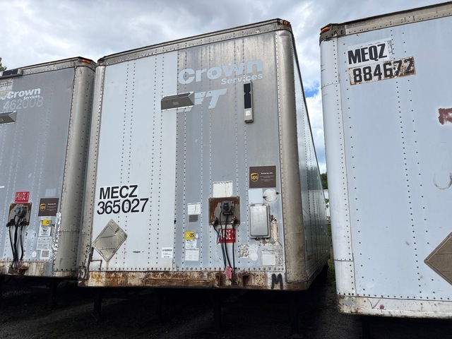 1999 Wabash DVCVHRC 53 ft T/A Van Trailer
